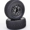 Nanda Racing Schumacher Bar And Spike Short Course Tyres - Mounted On Black Chrome Wheels (2) -Nanda Racing store online SCH BW2004 31eb